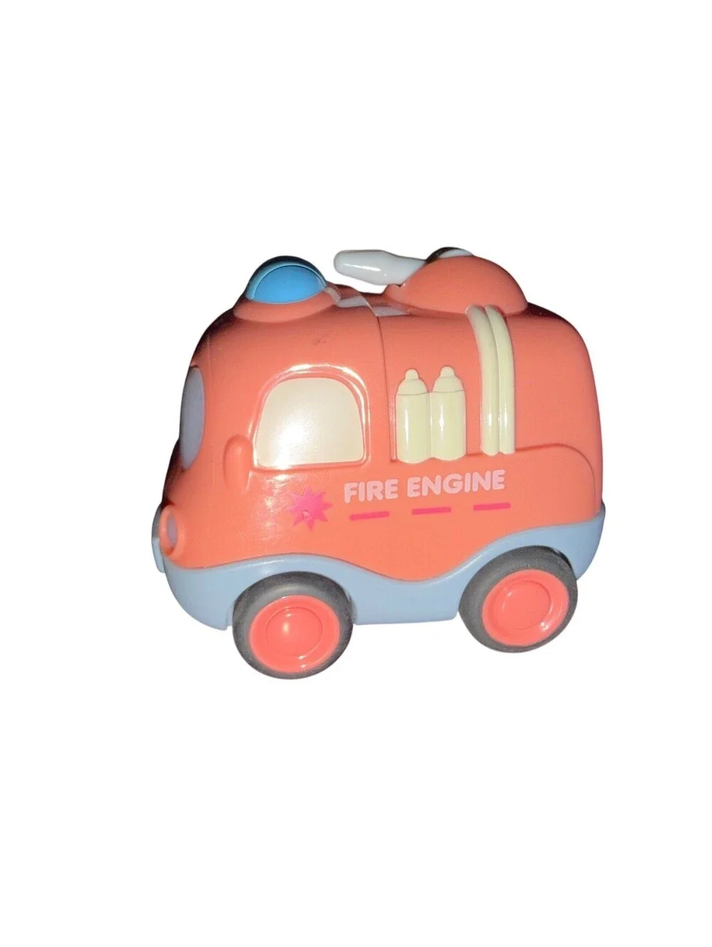 4pc Toy Emergency Service Vehicle Set Ambulance Fire Engine Police Taxi Kids